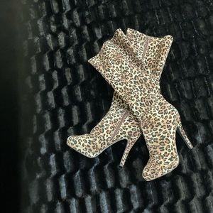 Leopard Boots